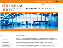 Tablet Screenshot of consusfarby.pl